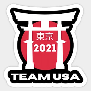 Tokyo 2021 Team USA Sticker